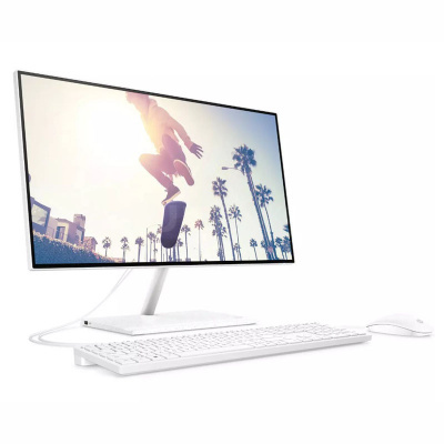 Моноблок HP AIO 24-cb1008ny i5-1235U,24GB DDR4, SSD 512GB NVMe , 23.8 FHD Antiglare IPS Touch, DOS, Bluetooth, WLAN, WiF, WC, мышь+клавиатура ENG, белый