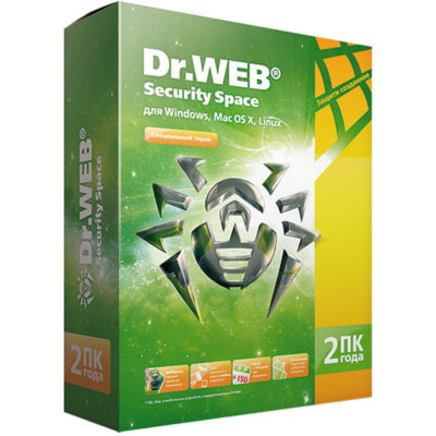 ПО Anti-Virus Dr.WEB Security Space 2пк 2 года