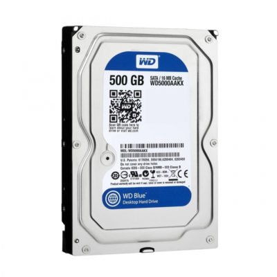 Жесткий диск HDD 500GB, Western Digital, 7200rpm, 16MB Cache, SATA III, 6.0 Gbp, 3,5″ [WD5000AAKX] Refurbished