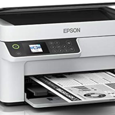 EPSON M2120 MONO INK TANK SYSTEM PRINTERS МФУ, черно-белая, пьезоэлектрическая струйная, LCD Screen, A4, Ethernet (RJ-45), USB, 30-39 стр/мин, 1,200 DPI x 2,400 DP, пигментные чернила, система непрерывной подачи чернил (СНПЧ), копирование, сканирование