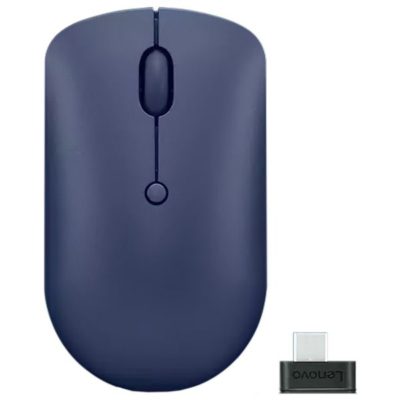 Беспроводная мышь Lenovo 540 USB-C Compact Wireless Mouse, оптическая, 2400 dpi, Abyss Blue [GY51D20871]