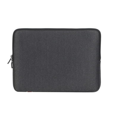 Сумка чехол для ноутбука RivaCase 5133 Темно-серая 11.6″-15.6″ MacBook Pro 16 and Ultrabook sleeve. Материала LRPU с эффектом памяти. Застежка молния.