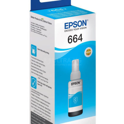 Краска Epson (C13T66424A) Cyan 70ml Cartridge for ink printer L100/110/200/210/300/355