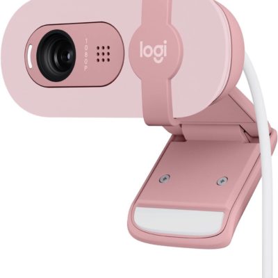 Вебкамера Logitech Brio 100 Full HD, 1080p, 30fps, 58°, USB Type-A, 1.5 m ROSE [960-001623]