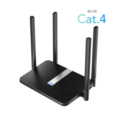 Роутер Wi-Fi CUDY LT500-EU AC1200 Mesh 4G LTE Cat4 режимы Router (4G/WAN)/WISP (4G as Backup)/ WISP, Dual-Band Wi-Fi 5, 867Mb/s 5GHz+300Mb/s 2.4GHz, 4xLAN 100Mbp/s, внутренние антенны Wi-Fi, внутренние антенны 4G, MU-MIMO