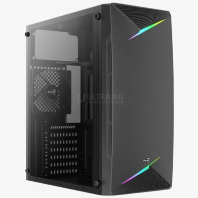 Корпус Aerocool Talon-A-BK-v1, ATX/MicroATX, USB1*3.0/2*2.0, HD-Audio+Mic, Кулер 1*12см, Высота CPU кулера до 155 мм, Длина VGA до 325мм (без радиатора), 2*3.5″/3*2.5″, 198x412x395мм, Без Б/П, Чёрный