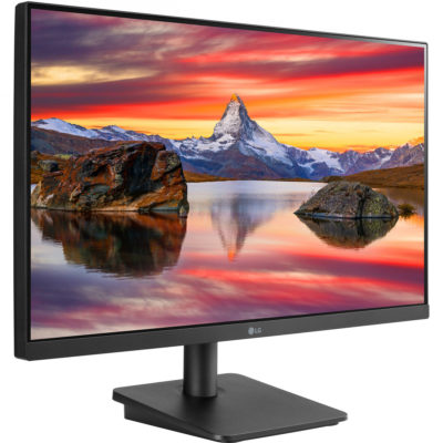 Монитор LCD 23.8″ LG 24MP400-B Black, IPS, 1920×1080, AMD FreeSync, 1000:1, 250 cd/m2, 178/178, 5ms, HDMI, VGA, регулировка наклона, в комплекте кабель HDMI