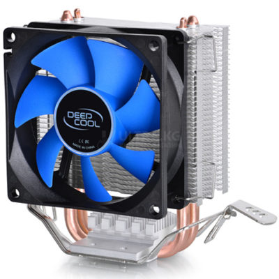 Кулер для процессора DEEPCOOL ICE EDGE MINI FS v2.0 DP-MCH2-IEMV2, Intel 1200/1156/1155/1151/1150/775 и AMD FM2/FM1/AM3+/AM3/AM2+/AM2, 95W, 80мм, 2200±10% об/м, 24,7 дБА, 3pin, Габ.119х75х112мм, Чёрн