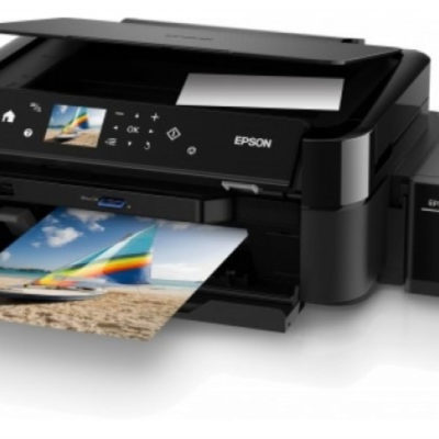 МФУ EPSON L850 (PRINTER-COPIER-SCANER, A4, 37/38PPM (BLACK/COLOR), 12SEC/PHOTO, 64-300G/M2, 5760X1440DPI, 1200X2400 SCANER, LCD 6.9 CM, USB)