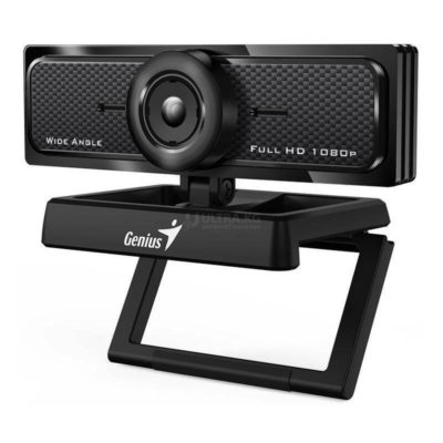 Вебкамера Genius WideCam F100 V2, USB, 1920×1080, 2.0Mpx, Микрофон, Крепление: зажим, Кабель 1.5 метра, Чёрный