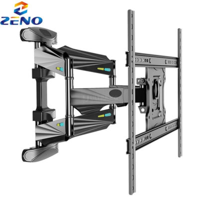 Настенный кронштейн для ТВ и мониторов Kaloc Zeno B64-3, Макс. Нагрузка-75.0 кг, Диагональ экрана от 40″до 80″, до стены 42 мм, VESA 610x500mm, Чёрный