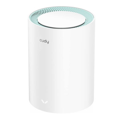 Роутер Wi-Fi CUDY M1300 (2-Pack) AC1200 Gigabit Mesh Solution Dual-Band Wi-Fi, 867Mb/s 5GHz+300Mb/s 2.4GHz, 2xLAN 1Gbp/s, 2 внутренние антенны Omni-Directional