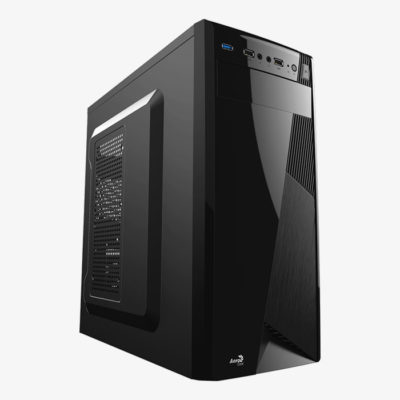 Корпус Aerocool CS-1101, ATX/Micro ATX, USB 3.0/2*2.0, HD-Audio+Mic,Кулер 8cm,Выс .проц.кул. до 150мм,Дл VGA до 375мм (без пер.кул),1*5.25″/ 3*3.5″/1*2.5″,Толщ 0,4мм, 410x195x411мм, Без Б/П,Чёрн