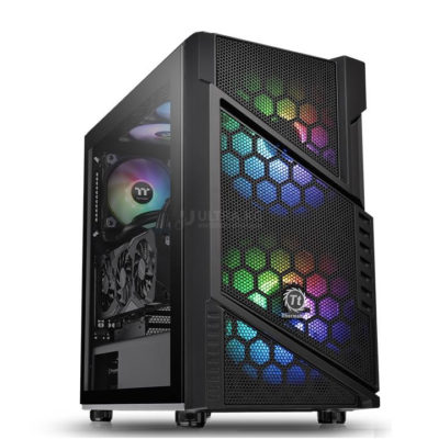 Корпус Thermaltake Commander C31 TG CA-1N2-00M1WN-00 ATX/Micro ATX/Mini ITX USB2x3.0, HD-Audio, Куллер 1×120мм+ 2×200мм RGB, Высота CPU куллера до 180мм, VGA до 410мм, 462x233x507мм, Без Б/П, Черный