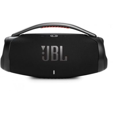 Беспроводная колонка JBL BOOMBOX3 SPEAKER 180W, 5.3 Bluetooth, 40Hz-20kHz, Waterproof IP67, 3.5 jack, USB-TypeC, Время работы 24ч, Черный [JBLBOOMBOX3BLKUK]