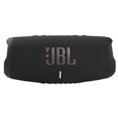 Беспроводная колонка JBL CHARGE5 SPEAKER, 40W, 5.1 Bluetooth, 65Hz-20kHz, Waterproof IP67, 3.5 jack, USB-TypeC, Время работы 20ч, Черный [JBLCHARGE5BLK]