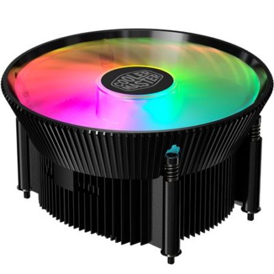 Кулер для процессора CoolerMaster Hyper A71C ARGB, AM4, 95W, 650-1800 об/мин, 24.9дБA, 4pin, 120 x 120 x 60 mm, Чёрный [RR-A71C-18PA-R1]