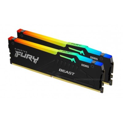 Оперативная память DDR5 16GB (2x8GB) PC-48000 (6000MHz) KINGSTON FURY BEAST RGB XMP [KF560C40BBAK2-16]