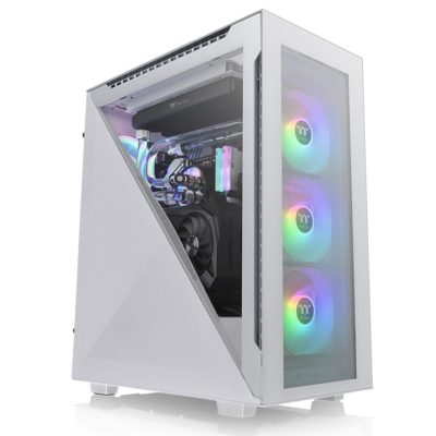 Корпус Thermaltake Divider 500 TG Snow ARGB/White/Win/SPCC/Tempered Glass*4/120mm ARGB Fan*3/120mm Standard Fan*1CA-1T4-00M6WN-01