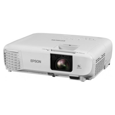 Проектор Epson EB-FH06 3LCD, FullHD 1920×1080, 3500 ANSI lm, 16000:1, 28dB, от 0.86m до 8.43m, USB, 2хHDMI, VGA, RCA, speaker 2Watt, 6000h, 2.7 kg