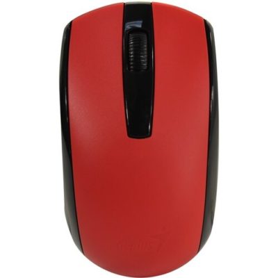 Беспроводная мышь Genius ECO-8100, оптическая, USB, 1600 dpi, Red