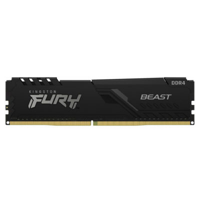 Оперативная память DDR4 16GB PC-25600 (3200MHz) KINGSTON HYPERX FURY Beast Black RGB [KF432C16BB12A/16]