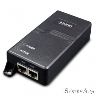 Адаптер Injector Planet POE-172-EU Single-Port 10/100/1000Mbps Ultra PoE Injector (60 Watts,internal PWR)