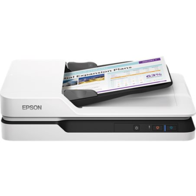 Сканер Epson WorkForce DS-1630 В11В239401 А4, 1200x1200dpi, 25/25ppm, автоподача 50лист., двустороннее сканирование, USB 3.0, RJ-45, серый