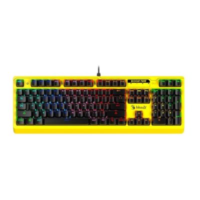 Клавиатура A4Tech Bloody B810RC YELLOW RGB-LED, USB, мех клавиатура переключателями, USB, 1.8m, желтый