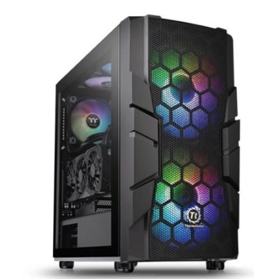 Корпус Thermaltake Commander C33 TG CA-1N4-00M1WN-00 ATX/Micro ATX/Mini ITX USB2x3.0, HD-Audio, Куллер 1×120мм+ 2×200мм ARGB, Высота CPU куллера до 180мм, VGA до 310мм, 462x233x518мм, Без Б/П, Черный