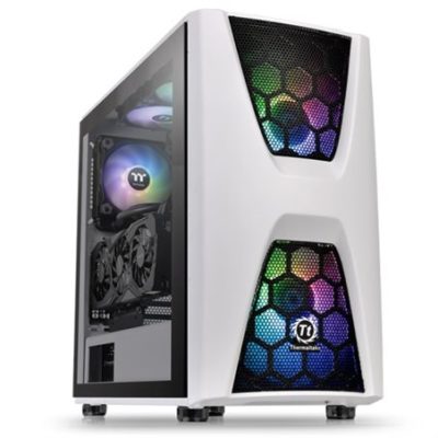 Корпус Thermaltake Commander C34 TG CA-1N5-00M6WN-00 ATX/Micro ATX/Mini ITX USB2x3.0, HD-Audio, Куллер 1×120мм+ 2×200мм ARGB, Высота CPU куллера до 180мм, VGA до 310мм, 462x233x533мм, Без Б/П, Белый