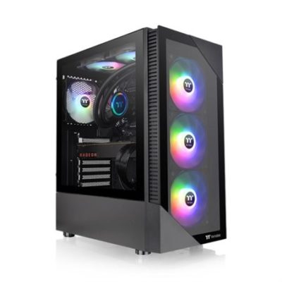 Корпус Thermaltake View 200 TG ARGB/Black/Win/SPCC/Tempered Glass*1/120mm ARGB Lite Fan*3/Brown BoxCA-1X3-00M1WN-00