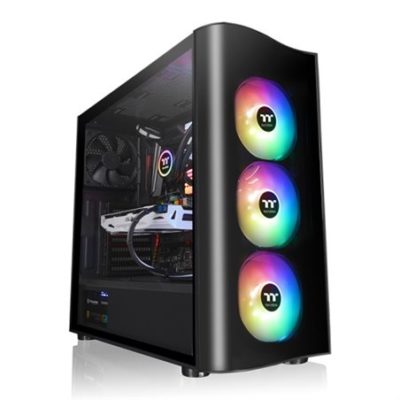 Корпус Thermaltake View 23 TG ARGB CA-1M8-00M1WN-00 ATX/Micro ATX/Mini ITX USB2x3.0, HD-Audio, Куллер 4×120мм RGB, Высота CPU куллера до 170мм, VGA до 366мм, 466x203x441мм, Без Б/П, Черный