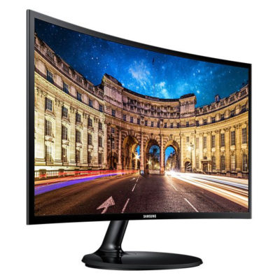 Монитор LCD 24″, Samsung  LC24F390FHIXCI Curved 1920×1080, 3000:1 (ст.), 250 cd/м², 178° (Г) /178° (В), D-Sub(VGA), HDMI