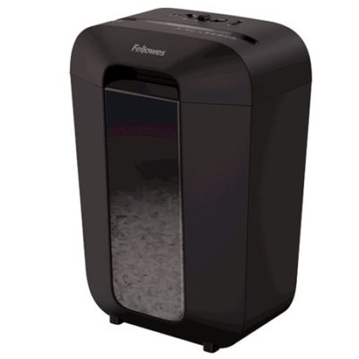 Шредер Fellowes POWERSHRED LX70 Уровень секретности P-4, Фрагмент 4х40 мм, Подача 5(30)лист, Ёмкость корзины 18л, Уничтожение скоб, скрепок, пл. карт, Чёрный