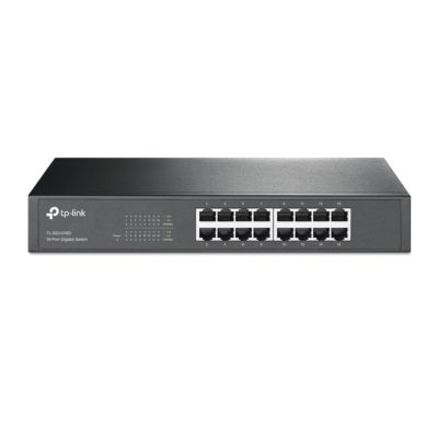 Сетевой коммутатор TP-Link TL-SF1016DS, 16-port 10/100Mbps, Rack 13″