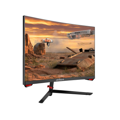 Монитор игровой LCD 23.6″ DAHUA DHI-LM24-E230C Curved (1920×1080, VA, 1ms, 165Hz, 250cd/m2, 3000:1, 178°/178°, 2xHDMI,DP,VESA75x75,DP cable) Black