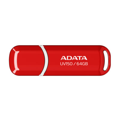 USB Flash ADATA 64GB UV150 USB 3.2 Read up:140Mb/s/Write up:65Mb/s Red