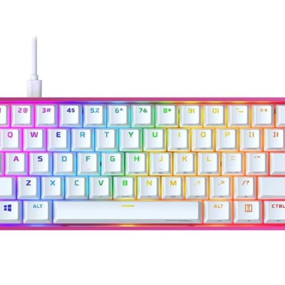 HyperX Alloy Origins 60 572Y6AA#ACB Mechanical Gaming Keyboard,HX Red,Backlight, PINK,RU