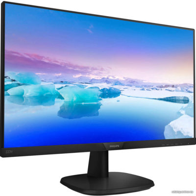 Монитор 27″ PHILIPS 273V7QDAB/01 (1920×1080, IPS, 4ms, 75Hz, 250cd/m2, 1000:1, 178°/178°, HDMI, VGA, DVI-D, Speaker, VESA 100×100, HDMI cable) Black