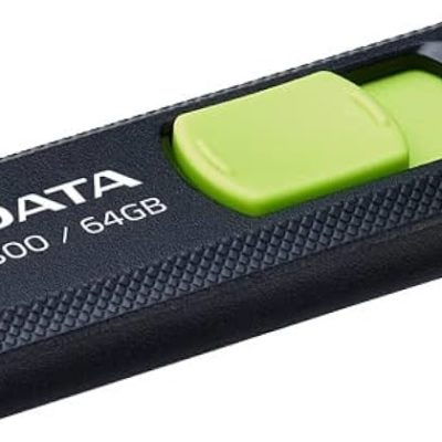 USB Type-C Flash ADATA 64GB UC300 USB 3.2 Gen1 Black Green