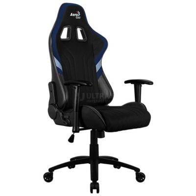 Gaming Chair AEROCOOL AERO 1 ALPHA BLACK 2D Armrest 65mm wheels PVC Leather