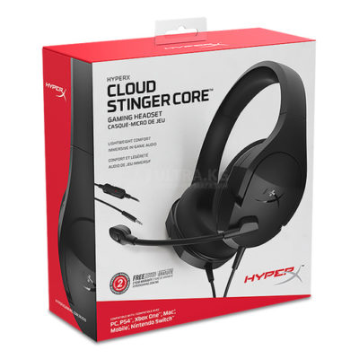 Наушники с микрофоном HYPERX 4P4F1AA (HHSS1S-AA-BK/G) HYPERX Cloud Stinger S 7.1 jack 3.5mm BLACK