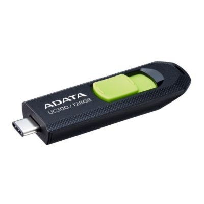 USB Type-C Flash ADATA 128GB UC300 USB 3.2 Gen1 Black-Green