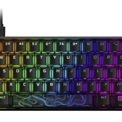 HyperX Alloy Origins 60 4P5N0AA#ACB (HKBO1S-RB-RU) Mechanical Gaming Keyboard,HX Red,Backlight,RU