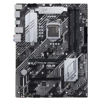 ASUS PRIME Z590-V-SI,LGA1200,Intel Z590,4*DDR4 5133MHz,3*PCI-E/SATA,4*SATA,1Gb/s Lan, USB3.2*4+USB Type-C,HDMI,DisplayPort,S/PDIF,ATX