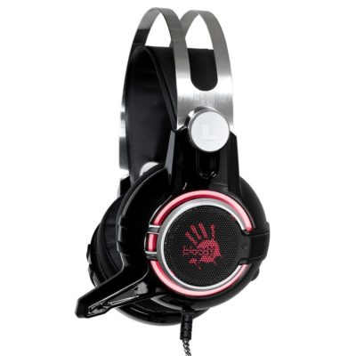 Наушники с микрофоном A4Tech BLOODY M425 HiFi/Gaming Dual-Core MOCI BLACK/RED 3.5mm/USB