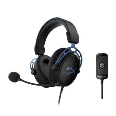 Наушники с микрофоном HYPERX 4P5L3AA (HX-HSCAS-BL/WW) Cloud Alpha S (Blue)  jack 3.5 mm BLACK/BLUE