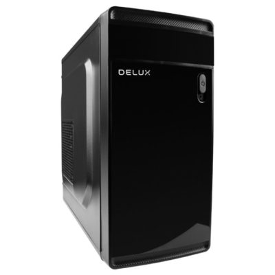 DELUX ATX DLC-DW602 400*176*410mm BLACK TAC 2.0  W/O PSU