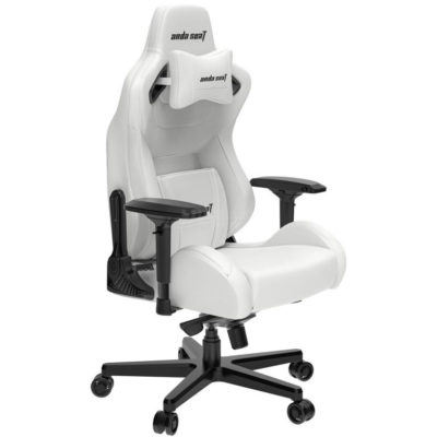 Gaming Chair AD12XL-07-W-PV-W01 AndaSeat Kaiser 2 XL WHITE 4D Armrest 65mm wheels PVC Leather